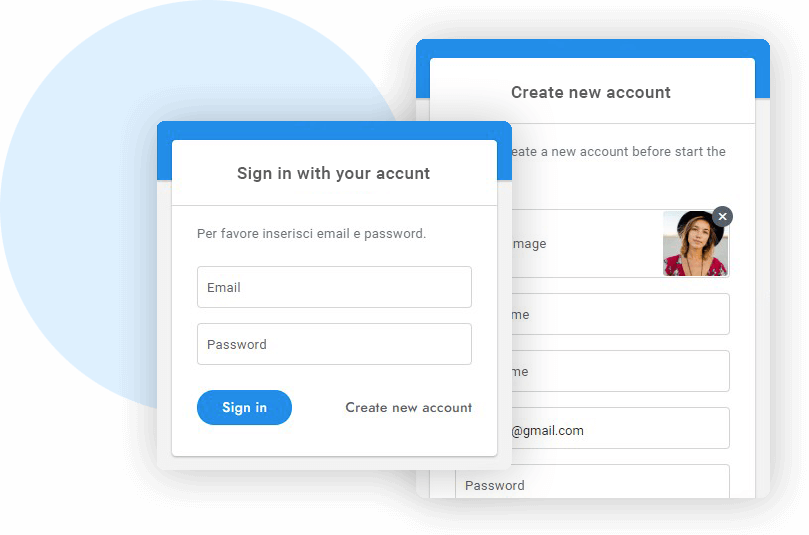 Registro e login